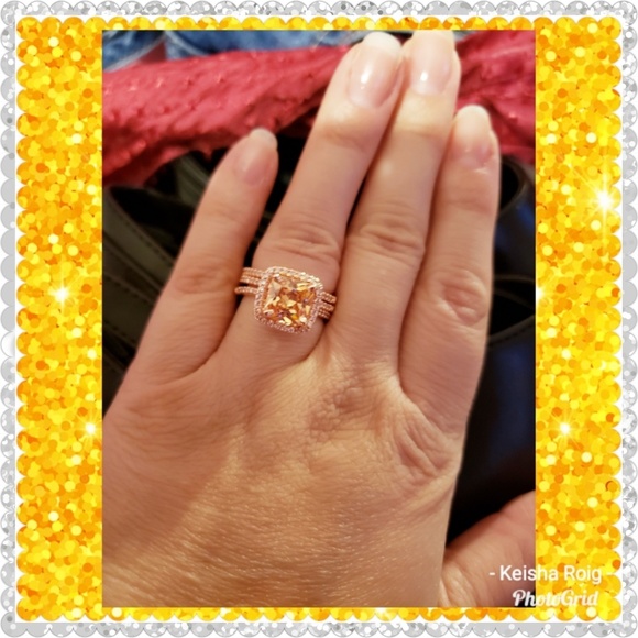 FINAL PRICE💥1 LEFT SIZE 8 💥❤Luxury 3pcs 18K Rose - Picture 2 of 6